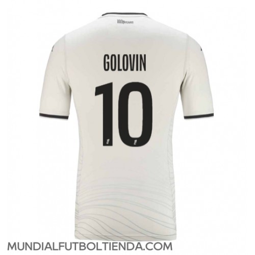 Camiseta AS Monaco Aleksandr Golovin #10 Tercera Equipación Replica 2024-25 mangas cortas